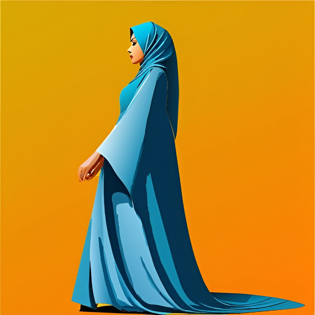 Namaz Chadder in soft fabric, ideal for prayer, featuring a modest design. Perfect for daily use as a Namaz Abaya, Hijab, or Scarf.