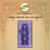 Travel janamaz - Gold Mint Pocket Prayer Mat