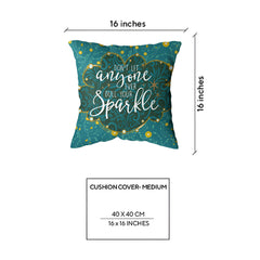 Cushion Cover - Green Blooms Style