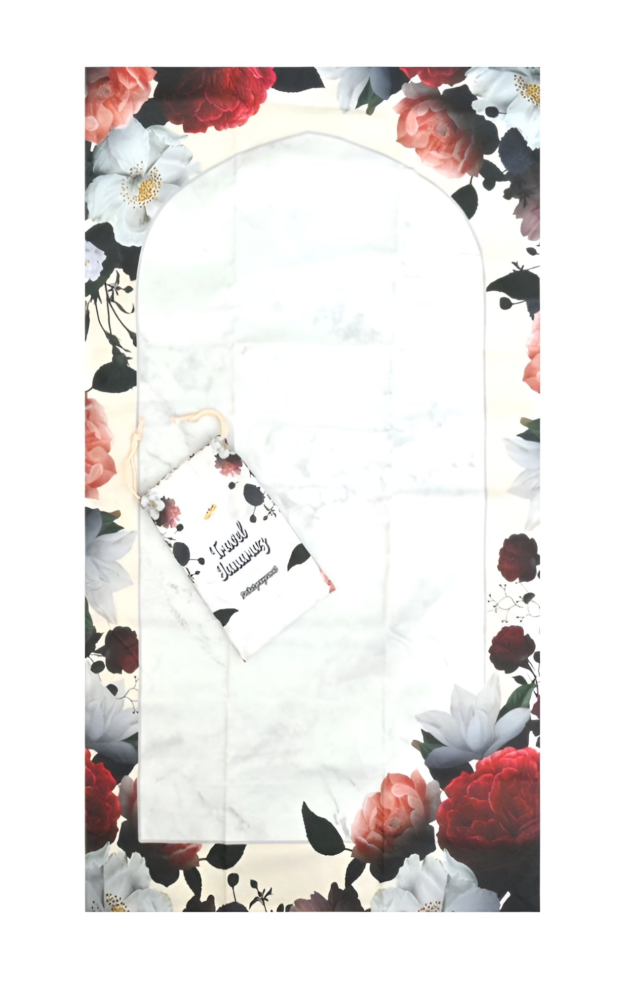 Travel janamaz - Floral Beauty Pocket Prayer Mat