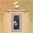 Travel Janamaz, Blooming Beauty Pocket Prayer Mat by Zamzam Zarqun LLC, compact with floral patterns and foldable design for travel.