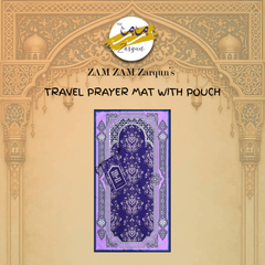 Travel janamaz - Gold Mint Pocket Prayer Mat