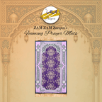 Foaming prayer mat by Zamzam Zarqun LLC with cushioned surface, designed for comfortable daily prayers.