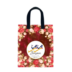 GLITTERING ROSE TOTE BAG