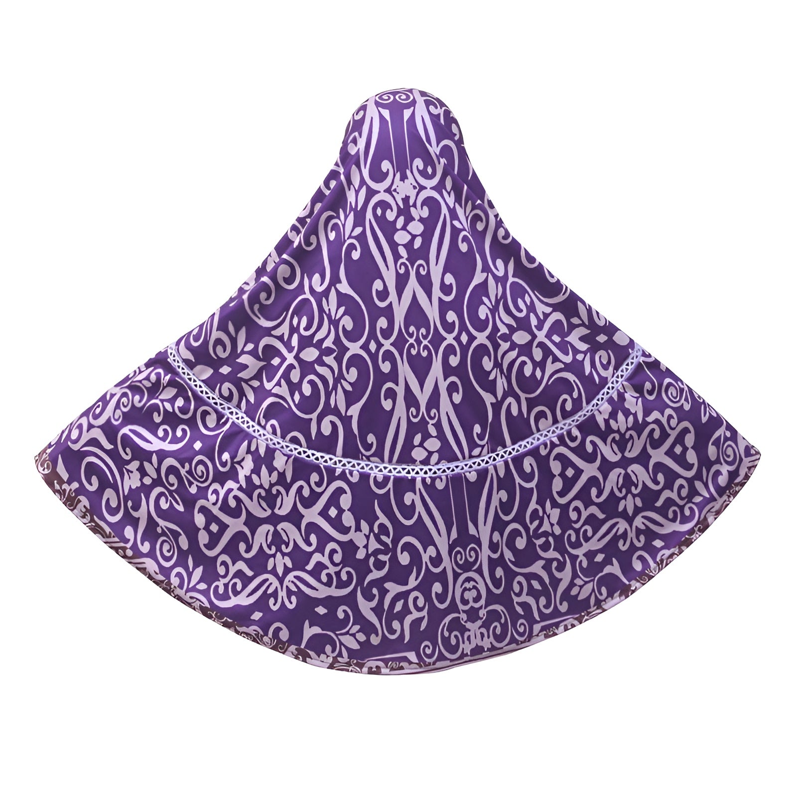Colorful kids' scarf in Maqtab Grace style by Zamzam Zarqun LLC, featuring vibrant patterns and soft fabric.