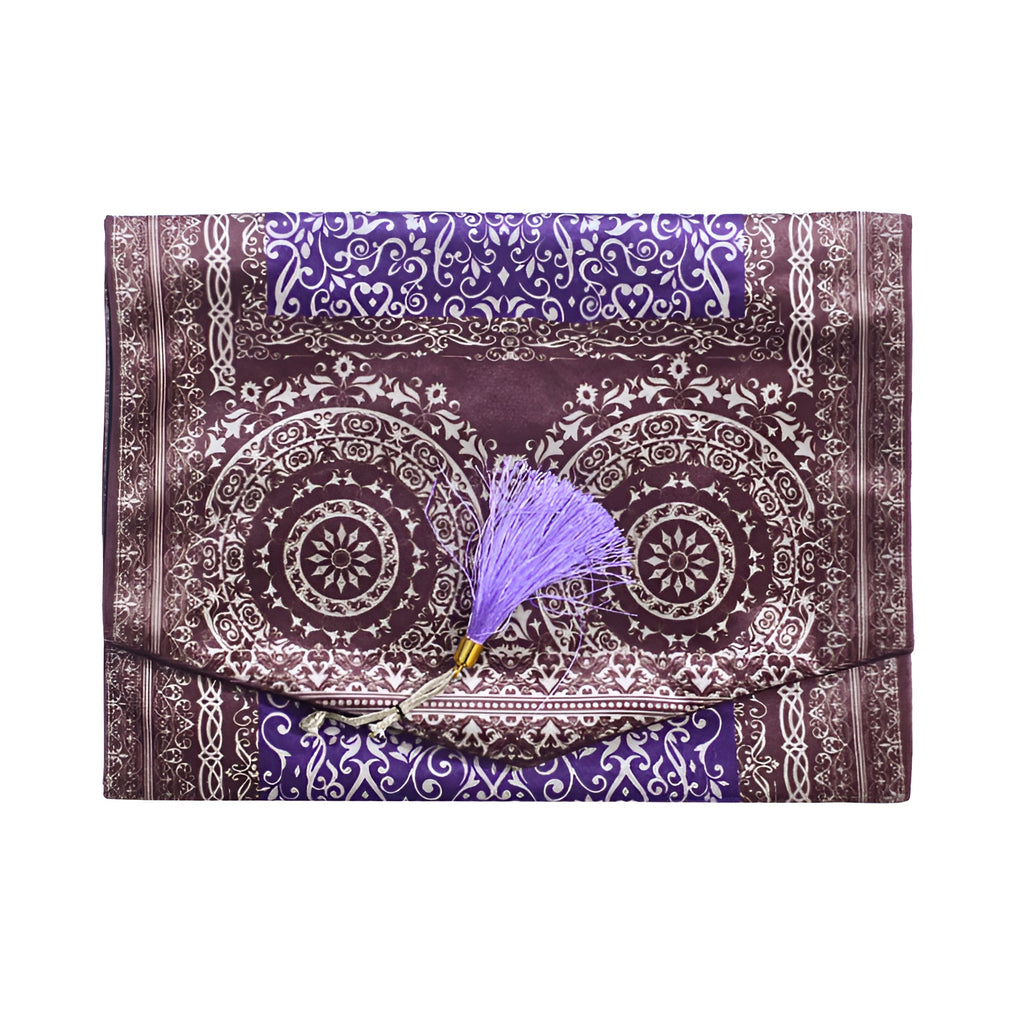 Elegant Quran cover in Maqtab Grace style by Zamzam Zarqun LLC, featuring intricate design and durable material.