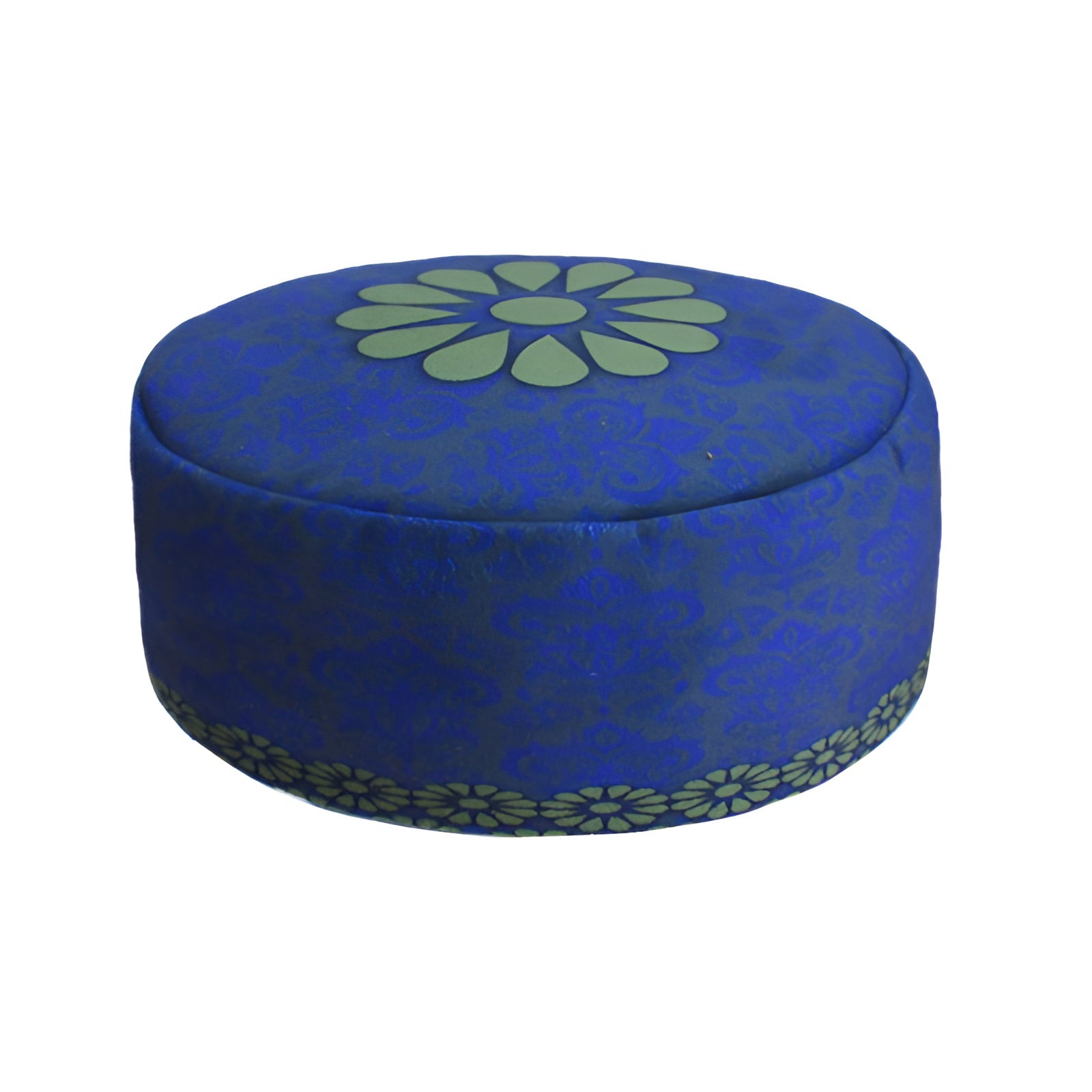 White Faisal Mosque prayer cap from Zamzam Zarqun LLC, traditional Muslim topi with intricate design, suitable for prayer.