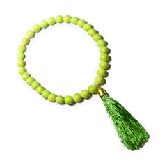 GREEN BLOOMS PRAYER BEADS