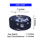 Zamzam Zarqun LLC Stellar Night Prayer Cap topi, a traditional Muslim prayer cap with intricate embroidery and comfortable fit.