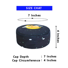 CELESTIAL MOONLIGHT PRAYER CAP - TOPI