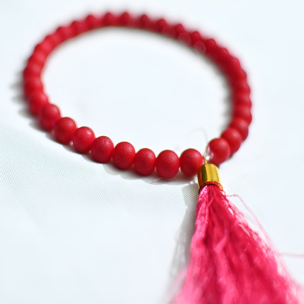Zamzam Zarqun LLC Majestic Rose prayer beads with intricate design, used for prayer and meditation.