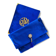 GALACTIC GLOW VELVET QURAN SET (WITH COVER)