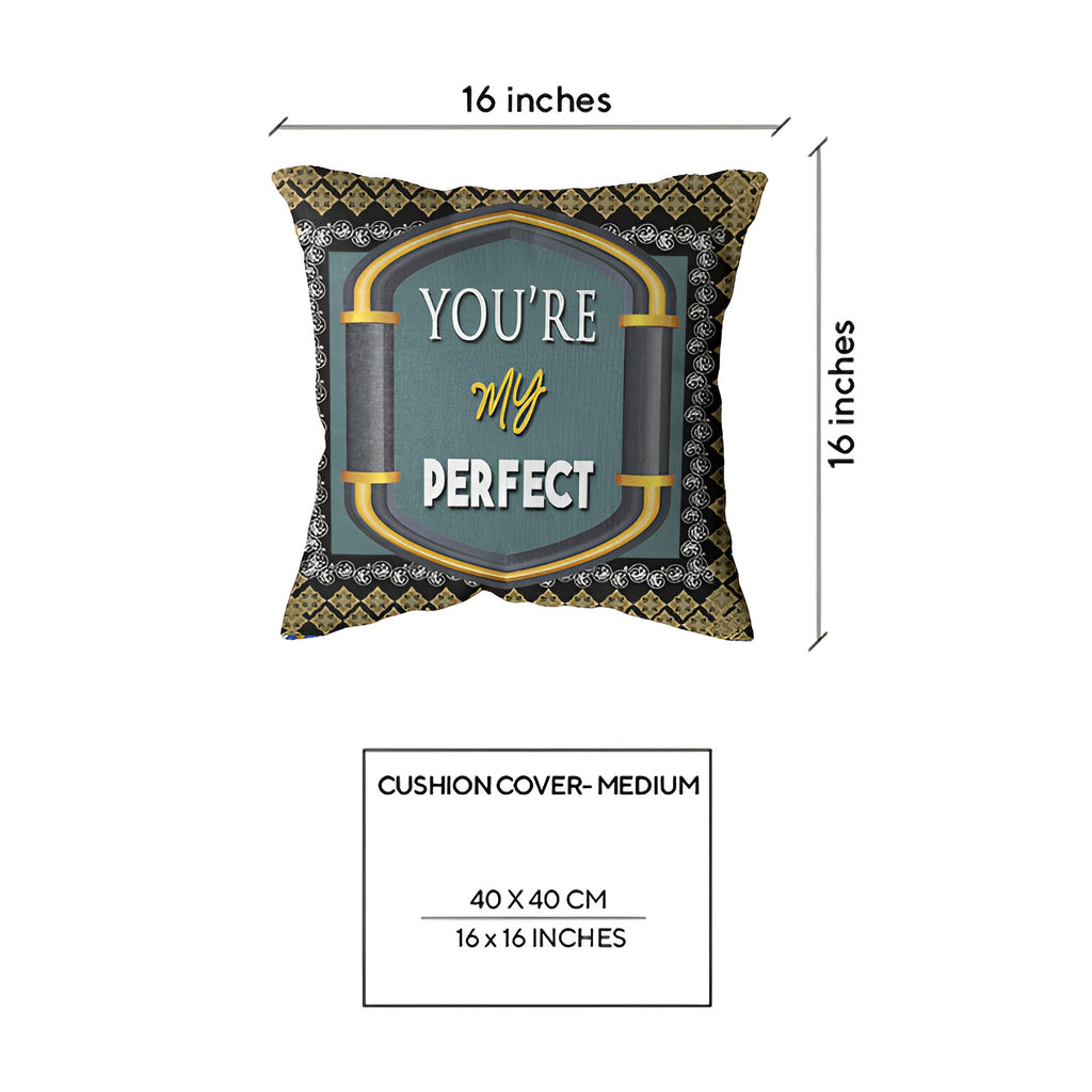 Decorative cushion cover featuring Mehrab-e-Makkah style with intricate Islamic patterns, designed by Zamzam Zarqun LLC.