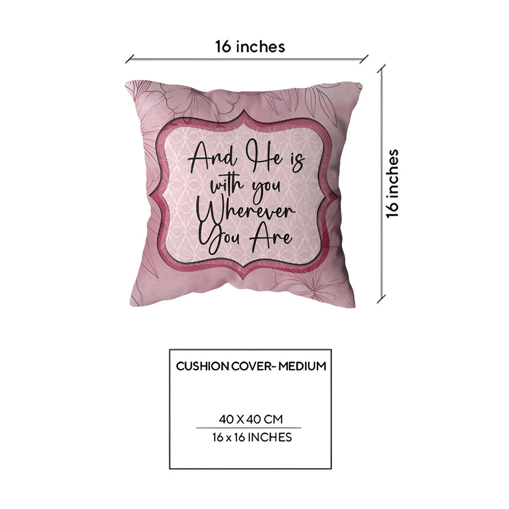 Pink pearl style cushion cover with intricate embroidery, designed for decorative cushions by Zamzam Zarqun LLC.