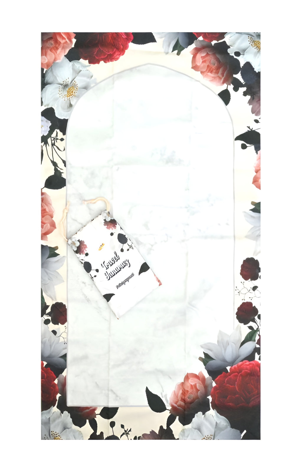 Travel janamaz - Floral Beauty Pocket Prayer Mat