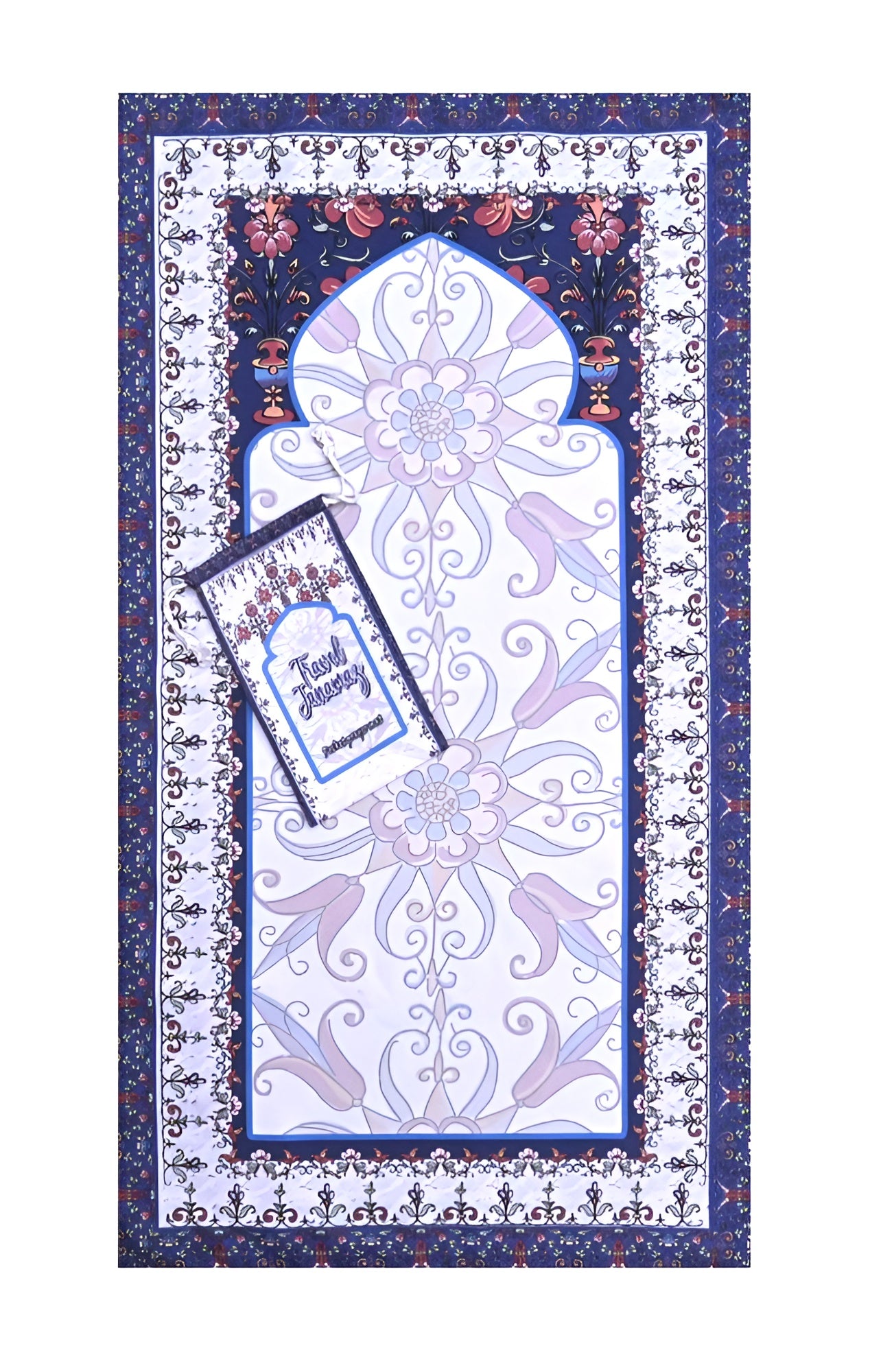 Travel janamaz - Roses Kingdom Pocket Prayer Mat