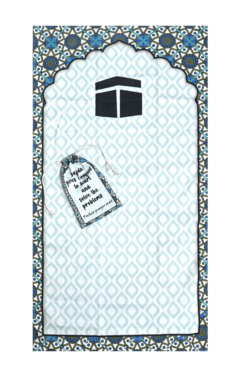 Travel janamaz - Sacred Kaaba Pocket Prayer Mat