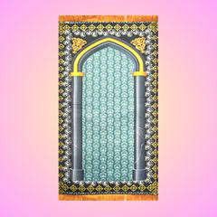 MEHRAB-E-MAKKAH JANAMAZ FOAMING PRAYER MAT