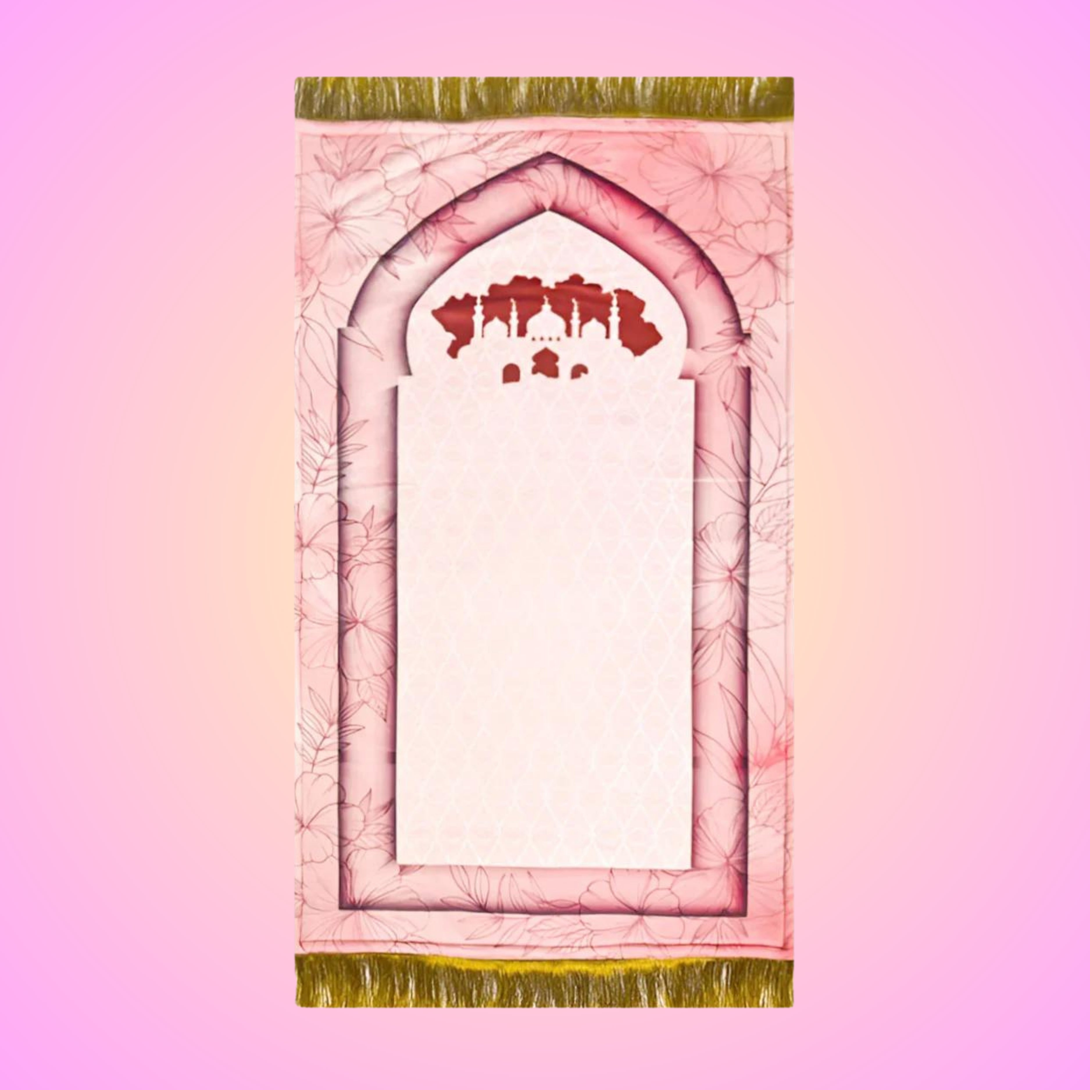 PINK PEARL JANAMAZ FOAMING PRAYER MAT