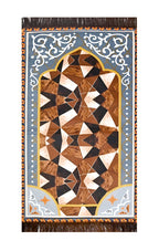 Foaming prayer mat by Zamzam Zarqun LLC, featuring a soft, cushioned surface for comfortable Islamic prayer sessions.
