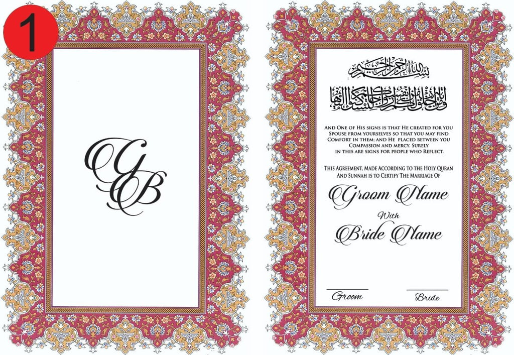 NIKKAH BOOKLETS