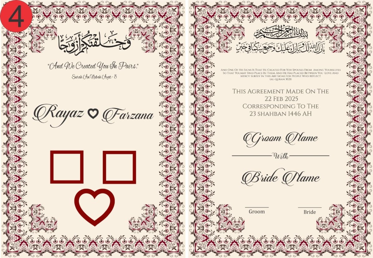 NIKKAH BOOKLETS