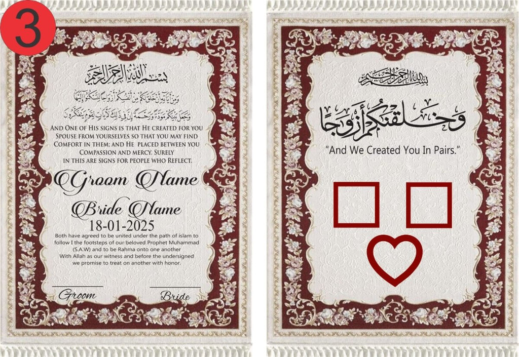NIKKAH BOOKLETS