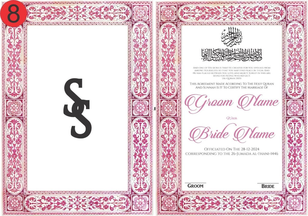 NIKKAH BOOKLETS